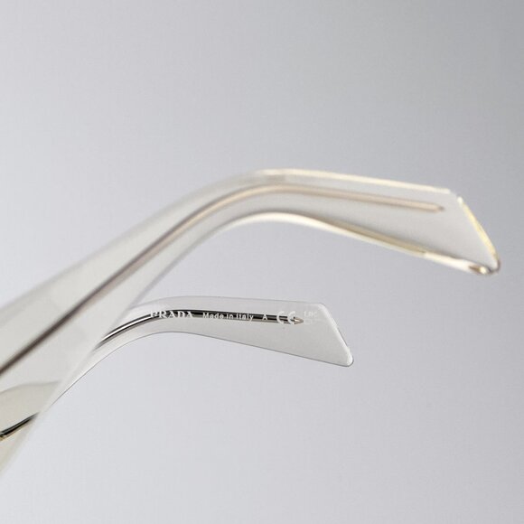 Prada PR17WS 19X30N BRAND NEW Sunglasses Transparent Internal Rectangle Unisex - Picture 5 of 7